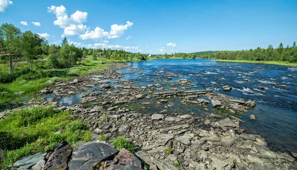 Swedish Nordic Summer Scenery — Stock Photo, Image