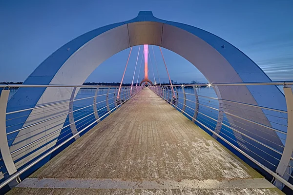 Baudetails Der Brücke Von Solvesborg Schweden — Stockfoto
