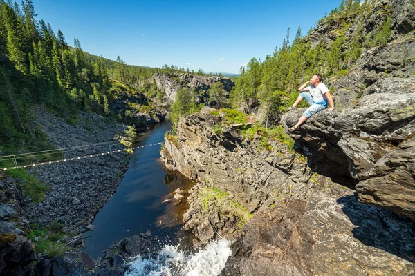 Sitting Abyss — Stock Photo, Image