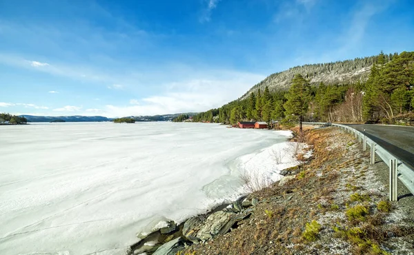 Traveling Norwegian Mountains March — Stock Photo, Image