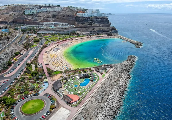 Aerial View Beautiful Playa Amadores — Stock Photo, Image