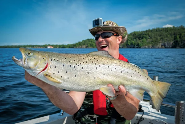 Huge Lake Trout Summer Trophy — Stock Photo, Image