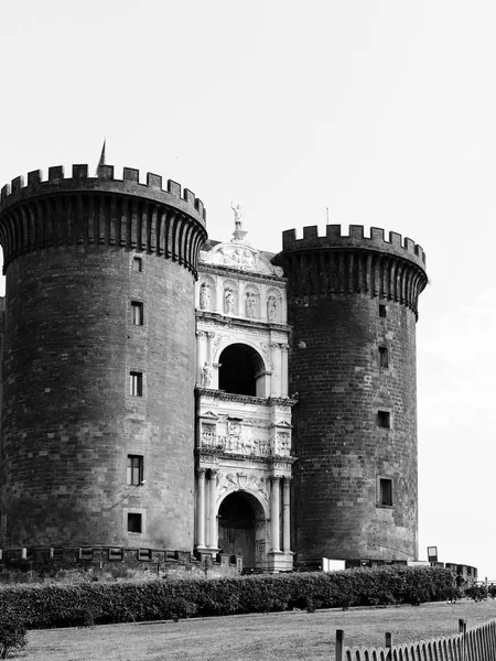 Vista Molto Bella Maschio Angioino Napoli Italia — Foto Stock