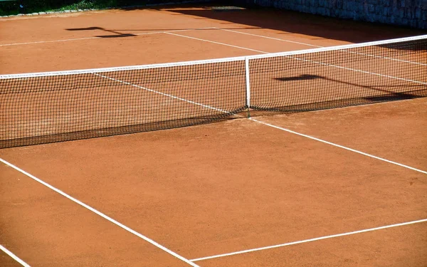 Detail Van Een Tennisbaan Italië — Stockfoto