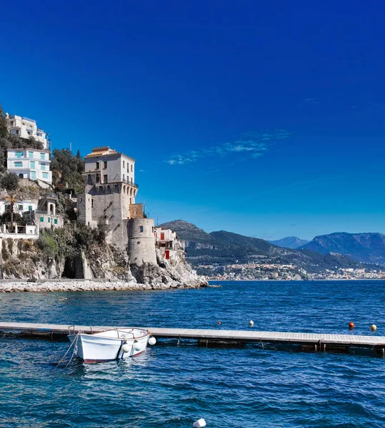 Cetara Pueblo Muy Hermoso Cerca Salerno — Foto de Stock