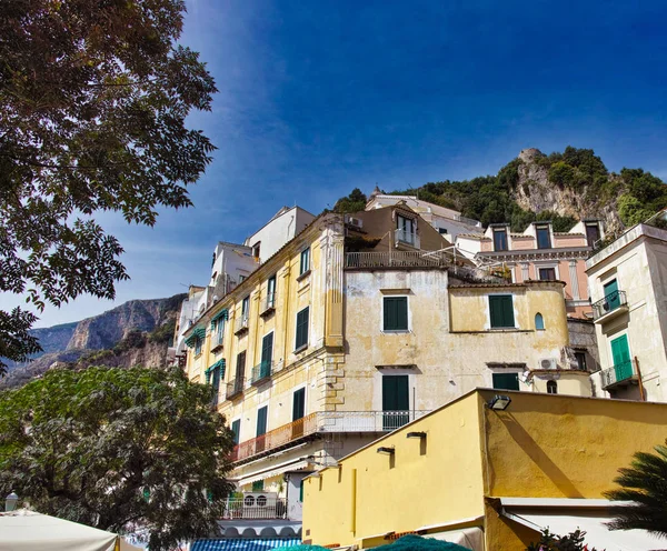 Muy Bonita Vista Amalfi Campania — Foto de Stock