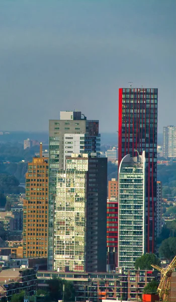 Mycket Fin Utsikt Över Rotterdam Vacker Stad Holland — Stockfoto