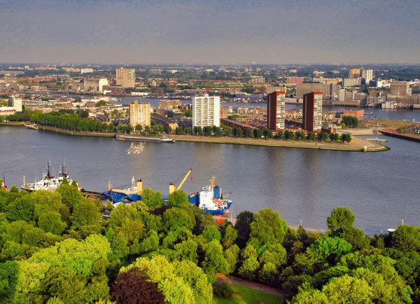 Pemandangan Yang Sangat Bagus Dari Rotterdam Sebuah Kota Yang Indah — Stok Foto