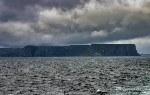 Fotó Cape North Venni Egy Kereskedelmi Hajó Nyári Időszámítás — Stock Fotó