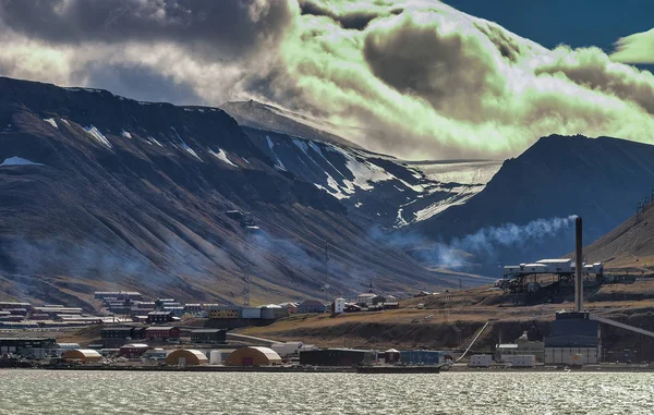 Zomer Het Noordpoolgebied Spitsbergen — Stockfoto