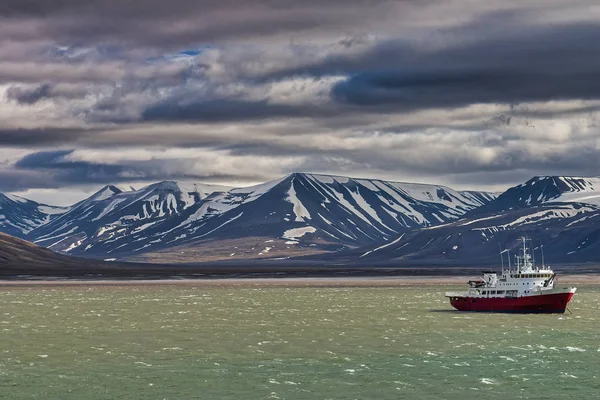 Zomer Het Noordpoolgebied Spitsbergen — Stockfoto