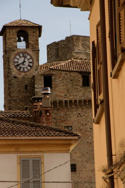 Castello Nel Villaggio Bardi Emilia Romagna — Foto Stock