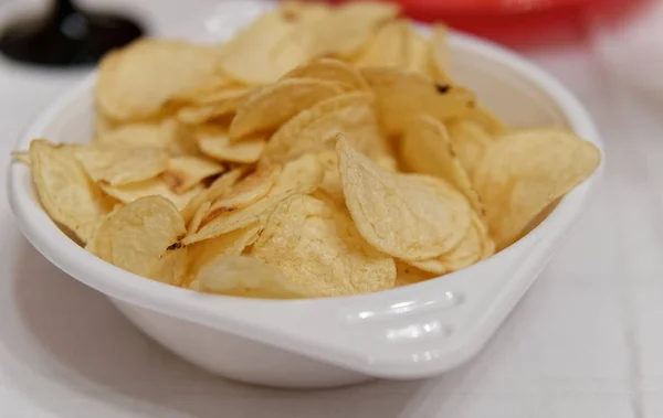 Dettaglio Patate Fritte Casa Mia — Foto Stock