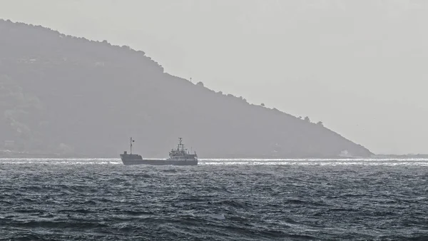 Drsná Bouře Lerici Pěkné Vesnici Poblíž Spezia — Stock fotografie