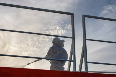 denizci detay büyük bir gemi gemide çalışma