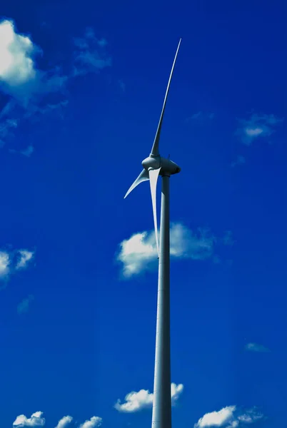 Detalj av Eolic Plant kraftverk i Nordeuropa — Stockfoto