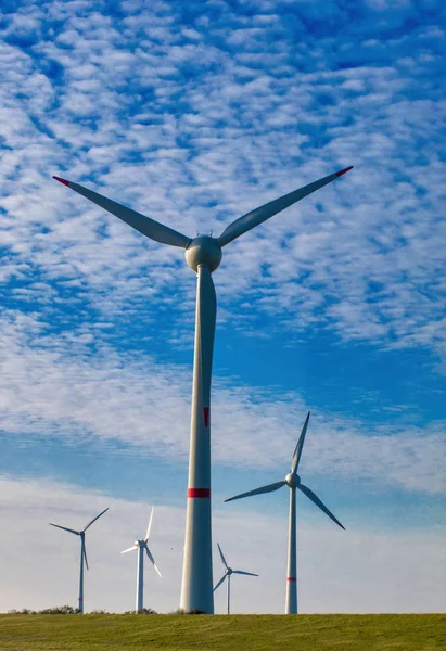 Detail of eolic power plant in north europe — Stock Photo, Image