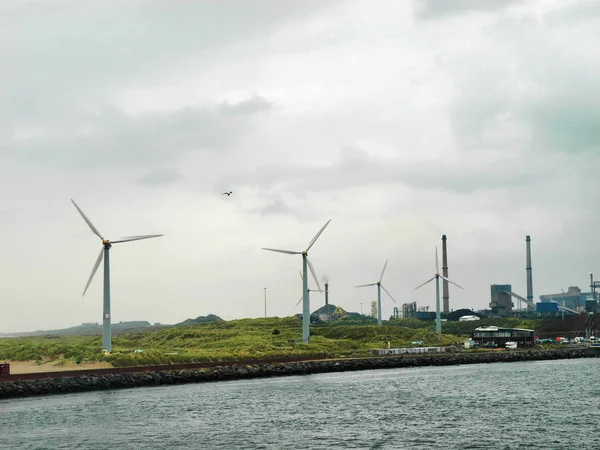 Detail of eolic power plant in north europe — Stock Photo, Image