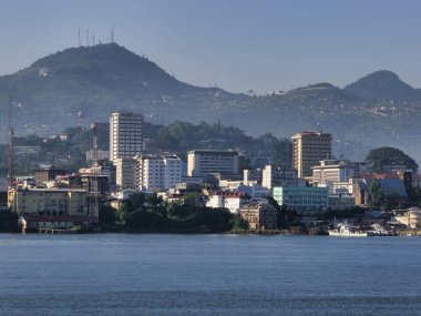 Batı Afrika 'da Sierra Leone liman Freetown