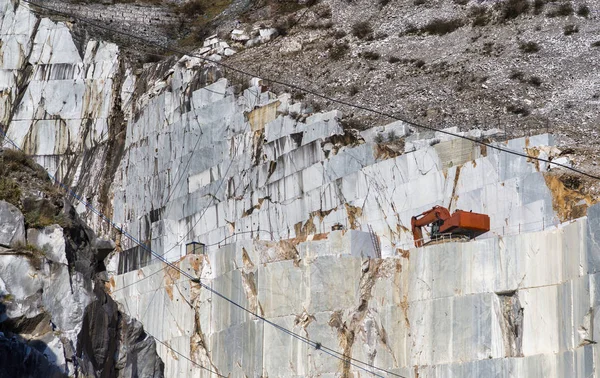 Kamieniołom marmuru w Marina di Carrara Włochy — Zdjęcie stockowe
