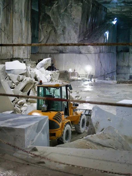 Mramorový lom n Marina di Carrara Itálie — Stock fotografie