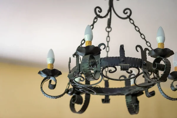 Muy Bonito Candelabro Antiguo Una Casa — Foto de Stock