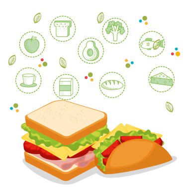 lezzetli hızlı yemek menüsü