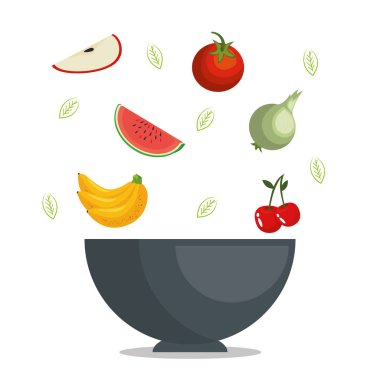 Meyveler ve sebzeler.