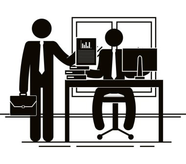 Grup ofis takım çalışması iş insan