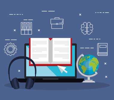 dizüstü bilgisayar ile elektronik eğitim