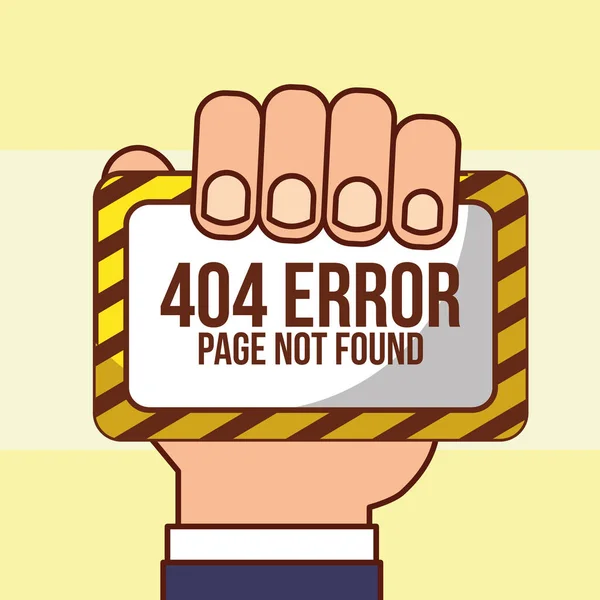 Page d'erreur 404 introuvable — Image vectorielle