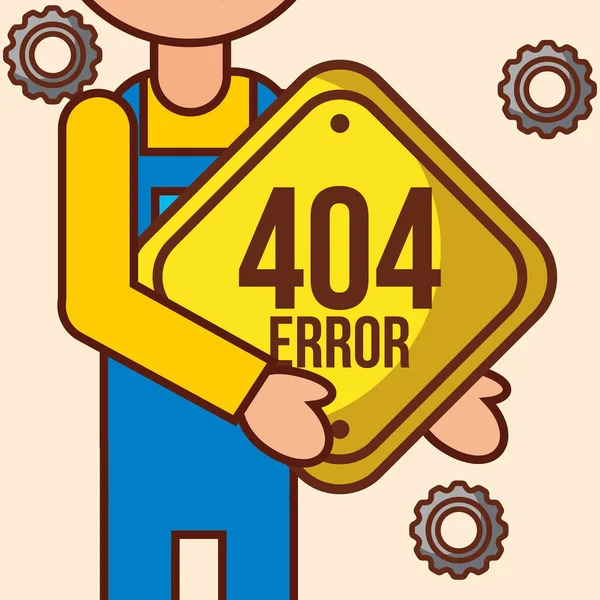 404 página de error no encontrada — Archivo Imágenes Vectoriales