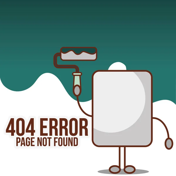 Page d'erreur 404 introuvable — Image vectorielle