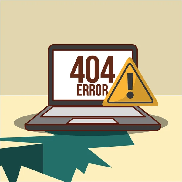 404 error page not found — Stock Vector