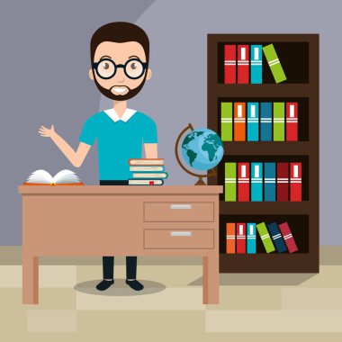 adam öğretmen sınıfta