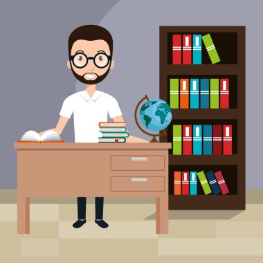 adam öğretmen sınıfta