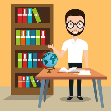 adam öğretmen sınıfta