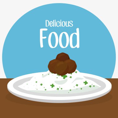 pirinç ve et lezzetli yemek kahvaltı menüsü