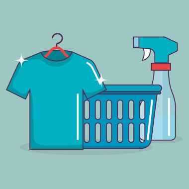 Çamaşırhane servisi Icons set