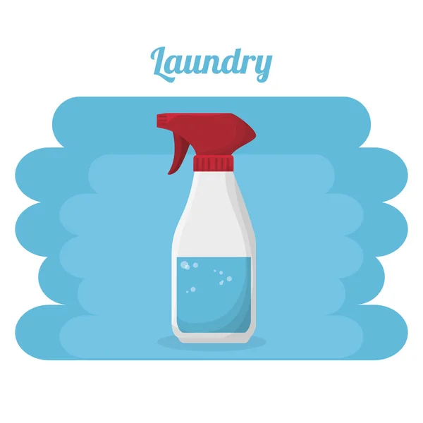 Splash garrafa serviço de lavandaria — Vetor de Stock