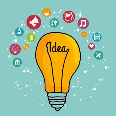 ampul yaratıcı fikirler kavramı