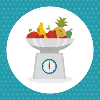 Mutfak ölçü ağırlık kap simgesi