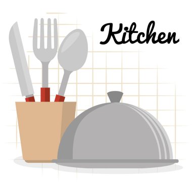 Mutfak mutfak eşyaları ekipman simgeler
