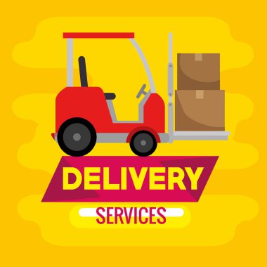 forklift ile teslimat hizmeti