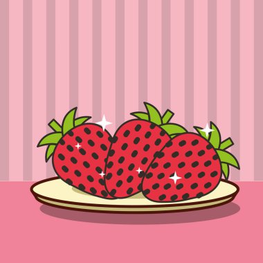 çilek yemek taze meyve lezzetli