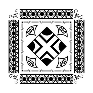 Art deco çerçeveleri ve borders