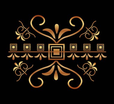 Art deco çerçeveleri ve borders