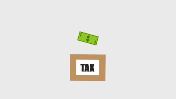 Vergi ödeme ile ilgili — Stok video