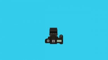 Fotoğraf kamera lens flash aracı çalışması