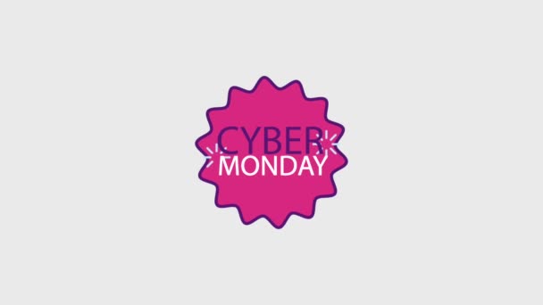 Cyber Monday Concepto — Vídeo de stock